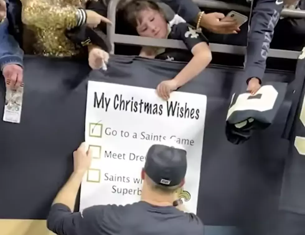 Drew Brees Fulfills Child’s Christmas Wish List [VIDEO]
