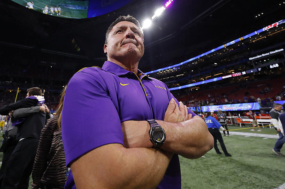 LSU Coach Ed Orgeron Makes It Clear LSU Means Business In New Orleans [VIDEO]