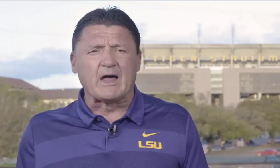 LSU’s Coach Ed Orgeron Has A Message For All Concerning The Coronavirus [VIDEO]