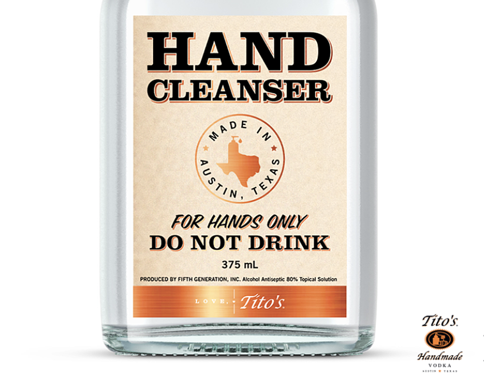 Tito’s Vodka Announced it Will Produce Hand Sanitizer