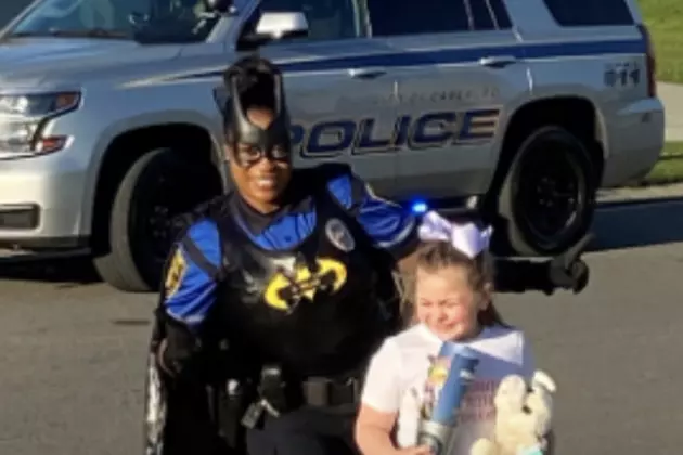 Carencro Police Officer Dresses as Batman During Drive-By Birthday Party [VIDEO]
