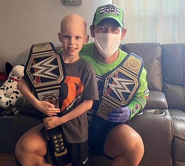 John Cena Surprises 7-Year-Old Boy Battling Cancer With Visit