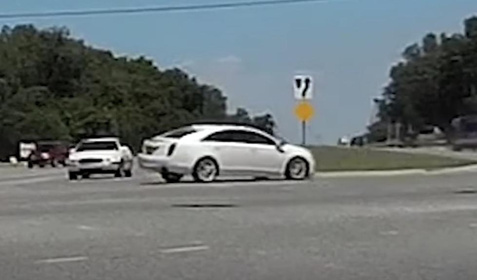 Car Lands on Other Vehicles During Bizarre Accident [VIDEO]