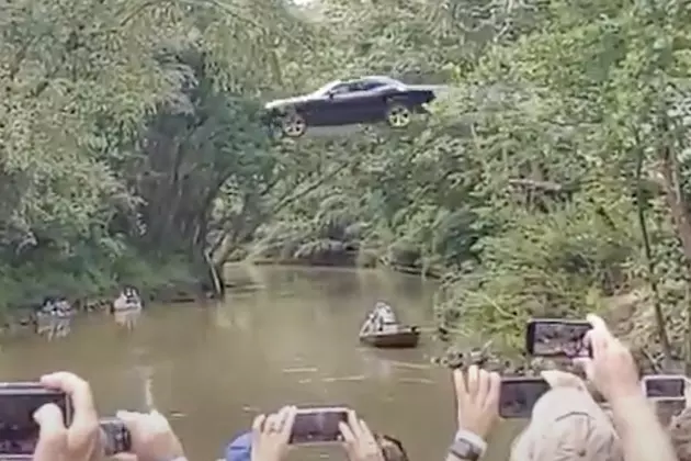 Car Jumps Across Tickfaw River at &#8216;Bo&#8217;s Extravaganza&#8217; Festival [VIDEO]