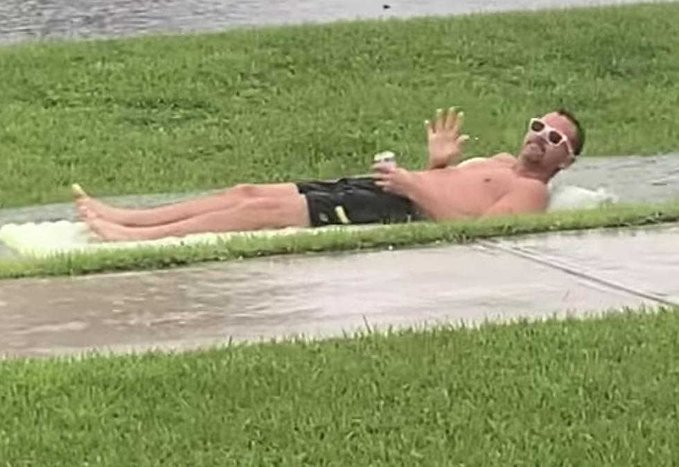 Florida Man Creates ‘Lazy River’ in Flooded Ditch [VIDEO]