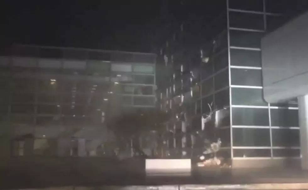 Watch As Hurricane Laura Shatters Windows, Literally Shreds Tall Building In Lake Charles
