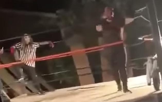 Wrestler Suffers Gross Leg Injury During Backyard Match [GRAPHIC VIDEO]
