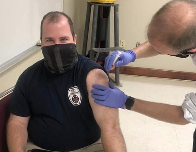 Some Scott Firefighters Get COVID-19 Vaccine Shot