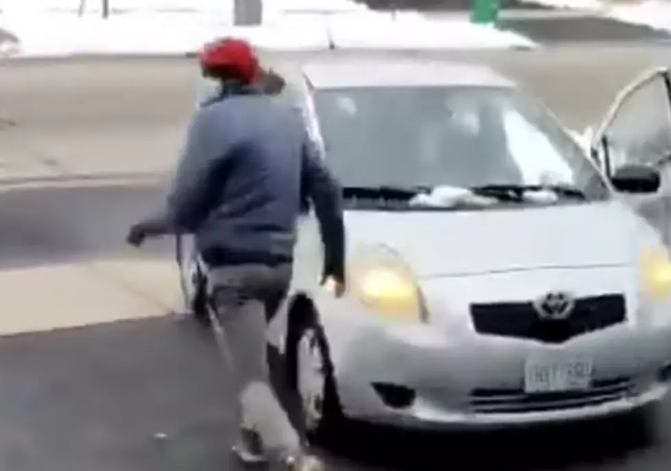 Porch Pirate Busted After Car Gets Stuck in Snow [VIDEO]