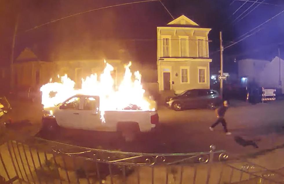 Hit-And-Run Driver in New Orleans Allegedly Returns To Scene And Torches Vehicle