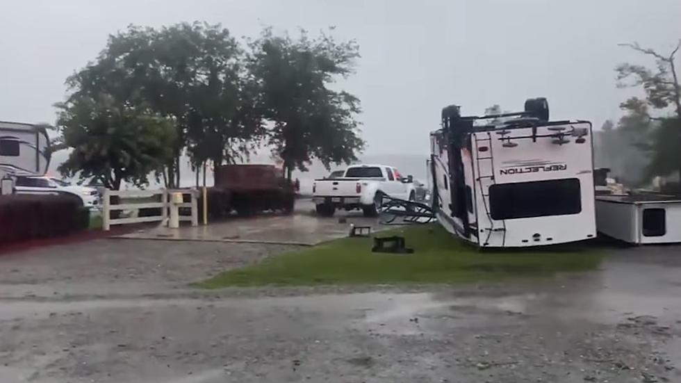 Tornado Tears Though Georgia Navy Base Leaving RV’s Overturned After Tropical Storm Elsa