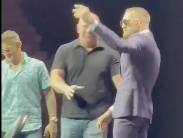 Conor McGregor Tosses Dustin Poirier&#8217;s Hot Sauce Into Crowd [VIDEO]