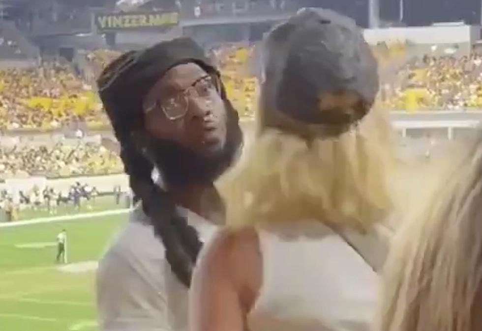 Woman Slaps Man at Detroit Lions vs Steelers Game, Husband Gets Knocked Out