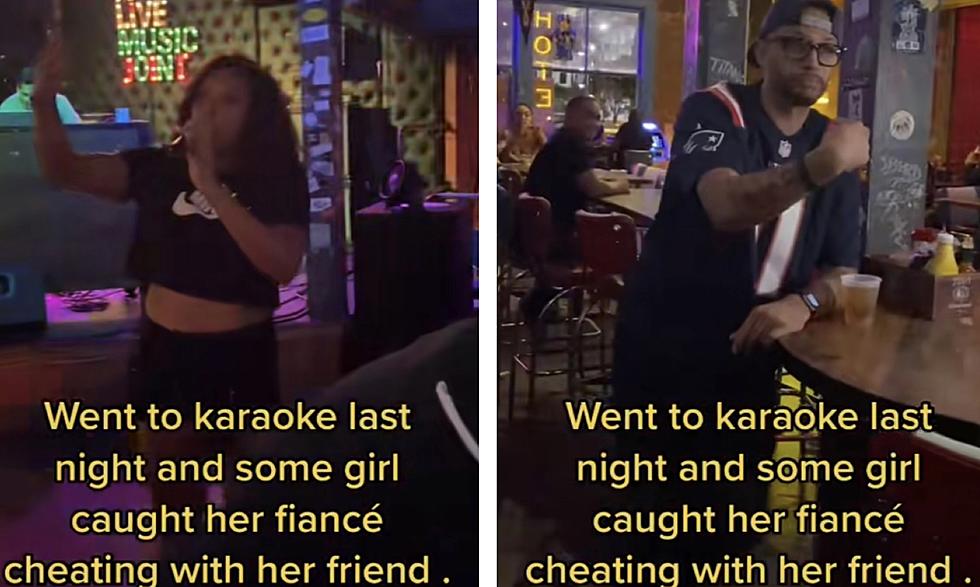 Viral Tik-Tok Shows Scorned Woman Singing To Cheating Fiancé At Karaoke Night