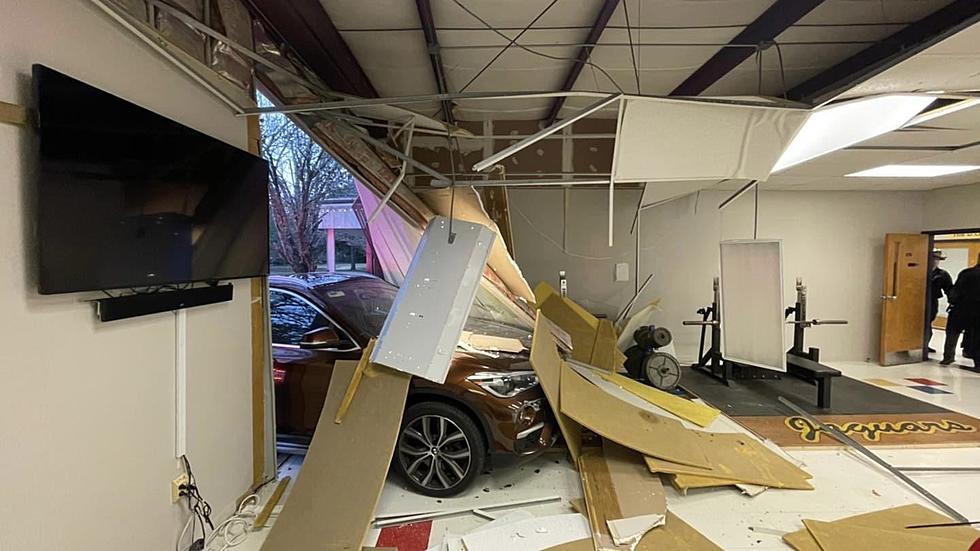 SUV Crashes Through Wall at Slidell Area High School