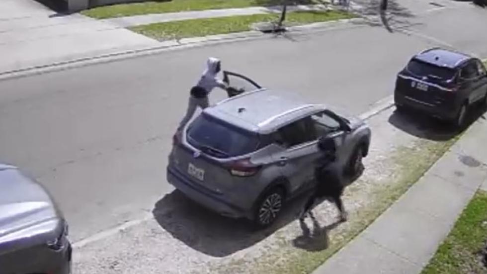 Surveillance Video of NOLA Carjacking