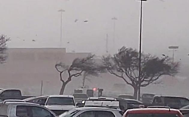 Massive Tornado Flips Vehicle in Texas as it Approaches Walmart Store [VIDEO]