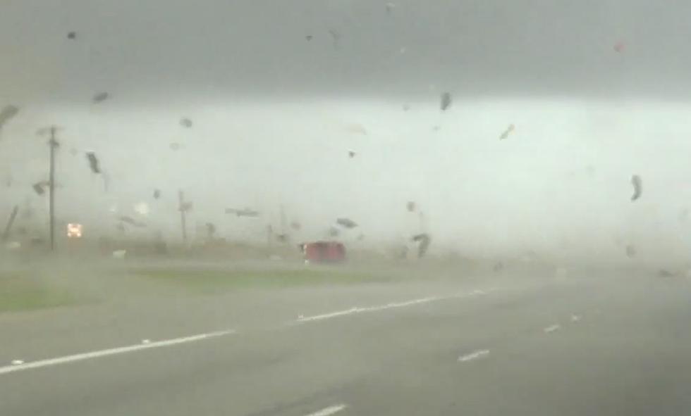 Video Shows Red Truck Flipped, Spun Around by Texas Tornado