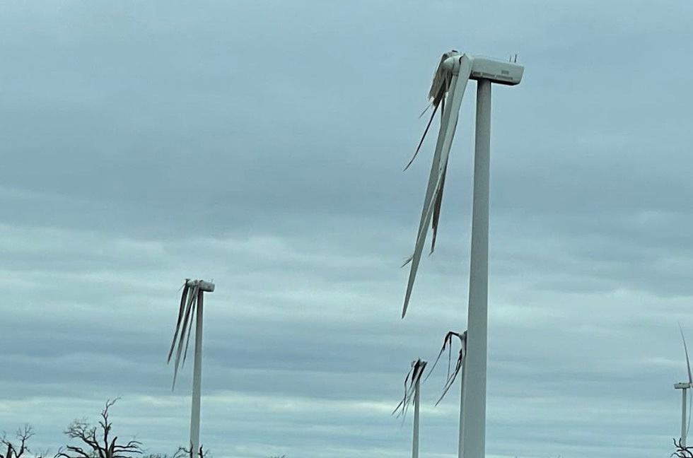 Texas Tornado Takes Down Wind Turbines [PHOTO]