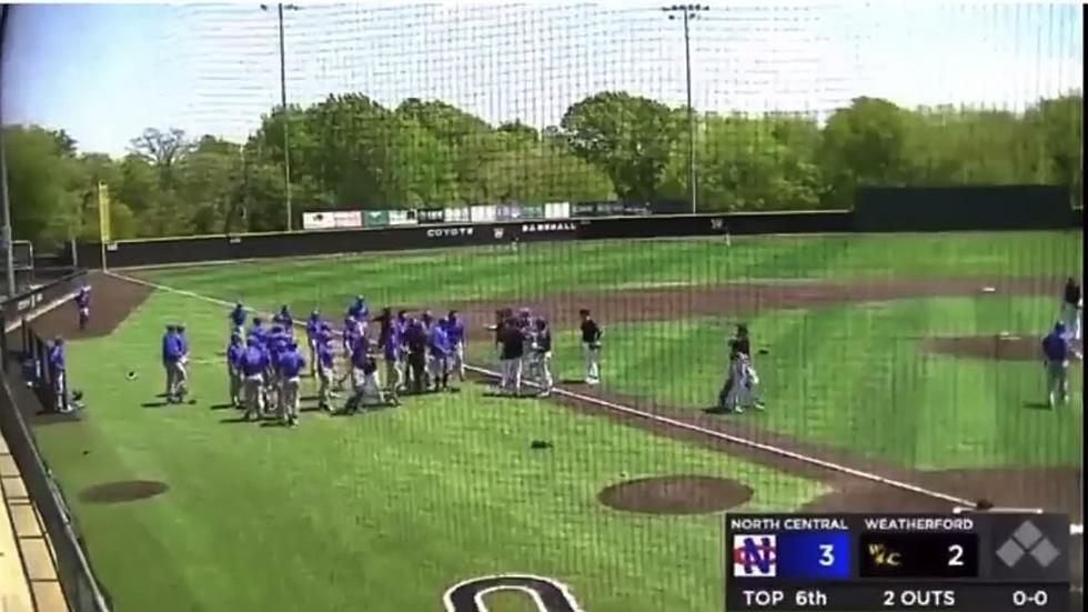 Benches Clear at Texas Baseball Game after Pitcher Levels Batter Who had Just Smashed a Home-Run