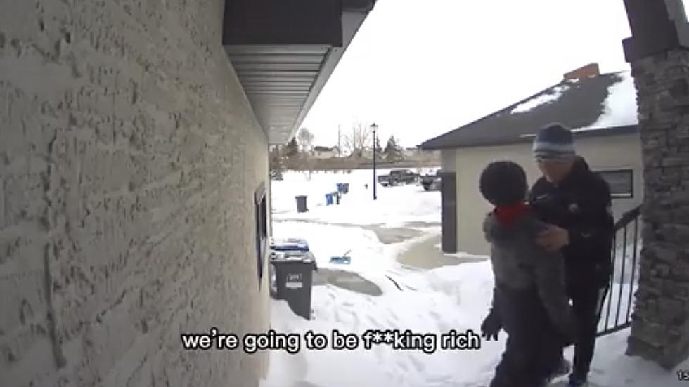 Doorbell Camera Captures Epic Moment Two Young Boys Land First Job Ever