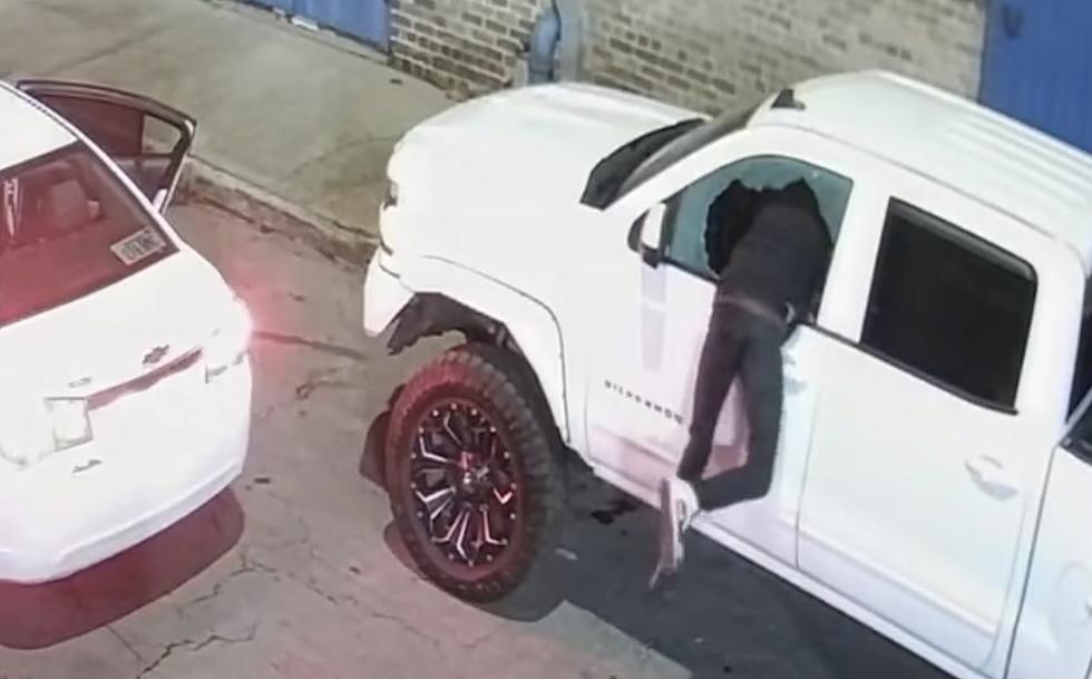 Thief in NOLA Gets Instant Karma While Breaking into Pickup Truck