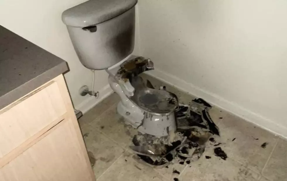 Lightning Strikes Apartment, Obliterates Toilet in Bathroom [PHOTOS]