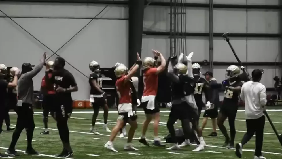 New Orleans Saints Celebrate at Minicamp Just Like Bobby Boucher in &#8216;The Waterboy&#8217;