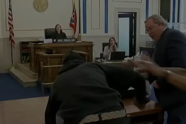 Distraught Father Attacks Man in Courtroom  Accused of Killing Son [VIDEO]
