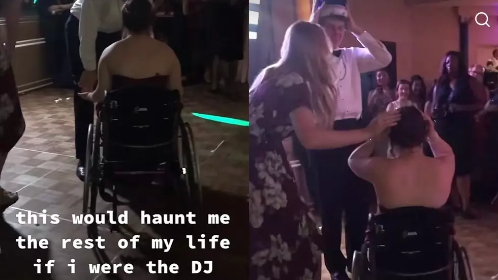 Prom DJ Plays the Most Inappropriately Timed Song as Wheelchair Bound Queen is Crowned