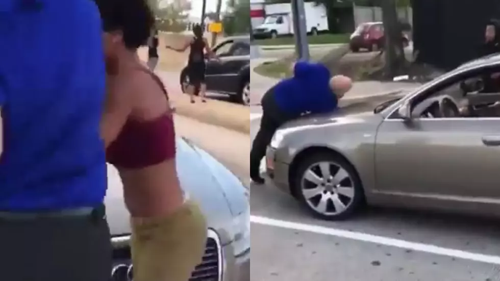 Man&#8217;s Viral Attempt to Barricade Car with His Own Body Does Not Go as Planned