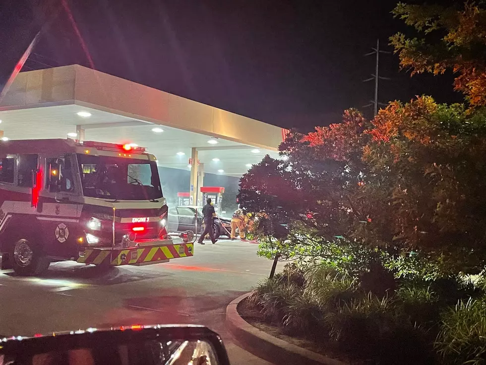 Lafayette Fire Dept. Responds to Dangerous Blaze After Car Catches Fire at Gas Station Off Ambassador Caffery