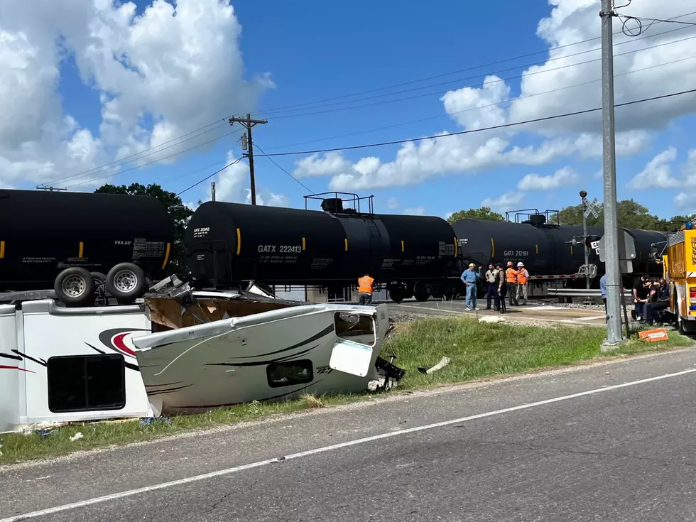 Train Collides with RV in Duson