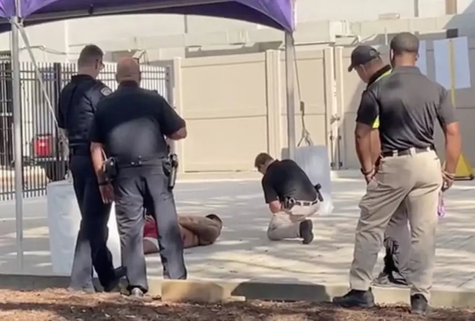 Watch as LSU Police Detain Man Who Allegedly Tried to Break Into Tiger Stadium