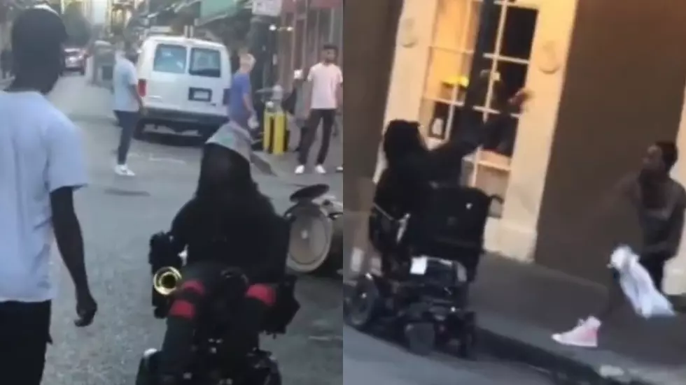Wheelchair-Bound Trumpeter Gets Beaten with Belt on Bourbon Street in New Orleans