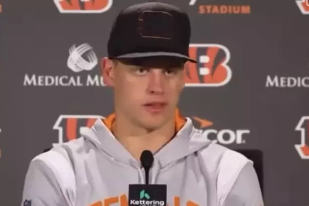 Joe Burrow Spooked by Cough During Press Conference [VIDEO]