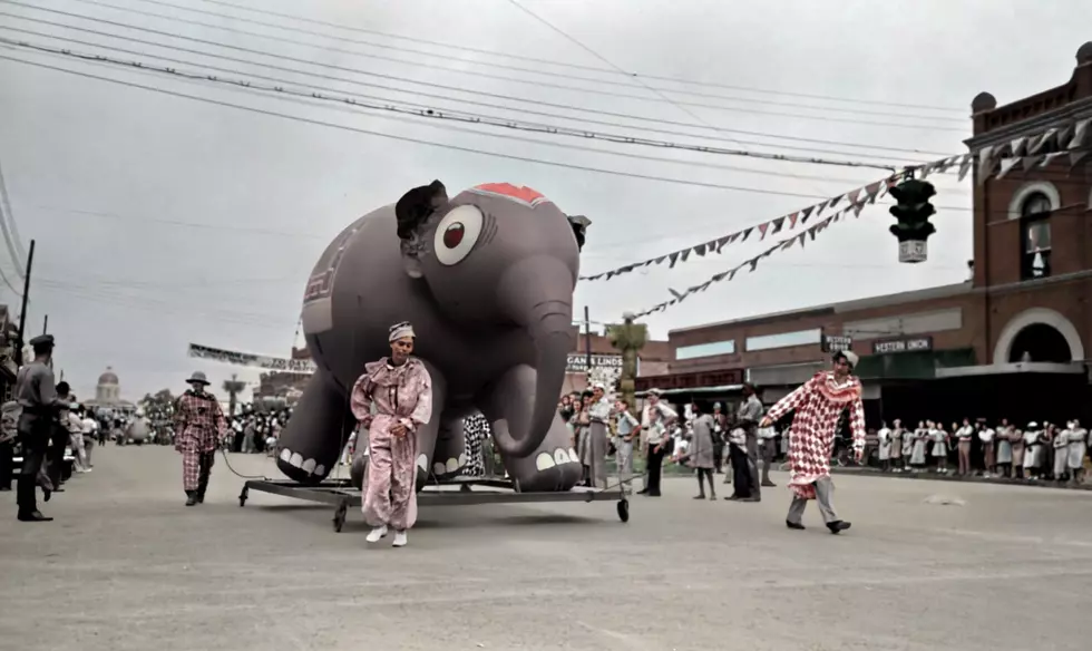 Colorized Photos of the 1938 Crowley Rice Festival