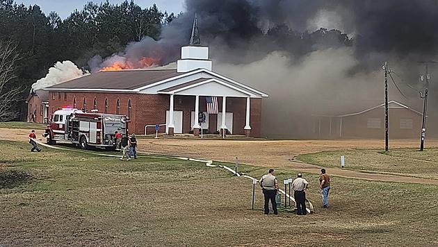 Major Fire Destroys Church in North Louisiana [PHOTOS]