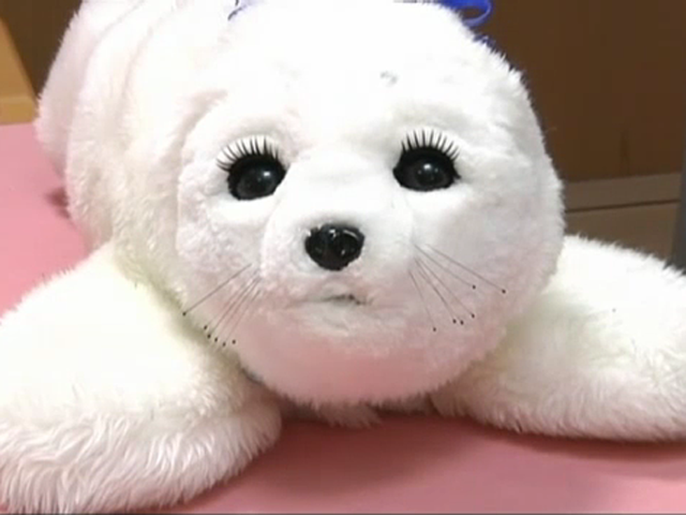 Therapeutic (and Adorable!) Robot Seals Provide Relief to Elderly Japanese Tsunami Survivors [VIDEO]