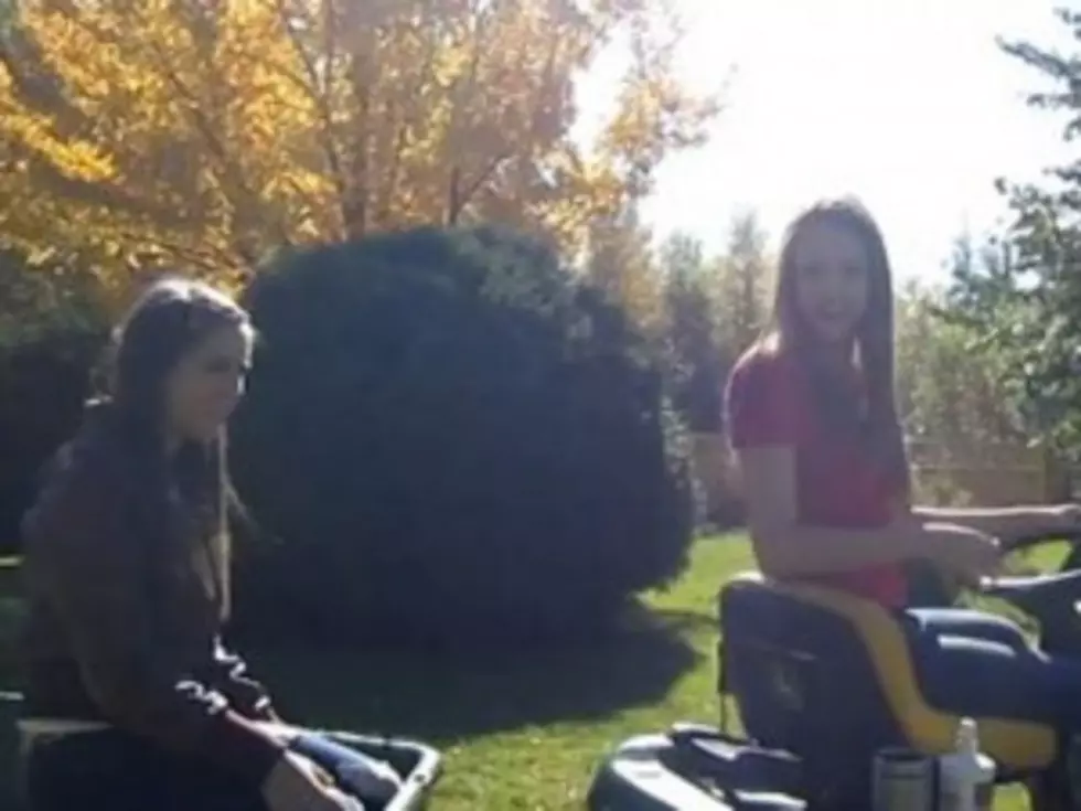 Girls&#8217; Tractor Joyride Ends in Fail [VIDEO]