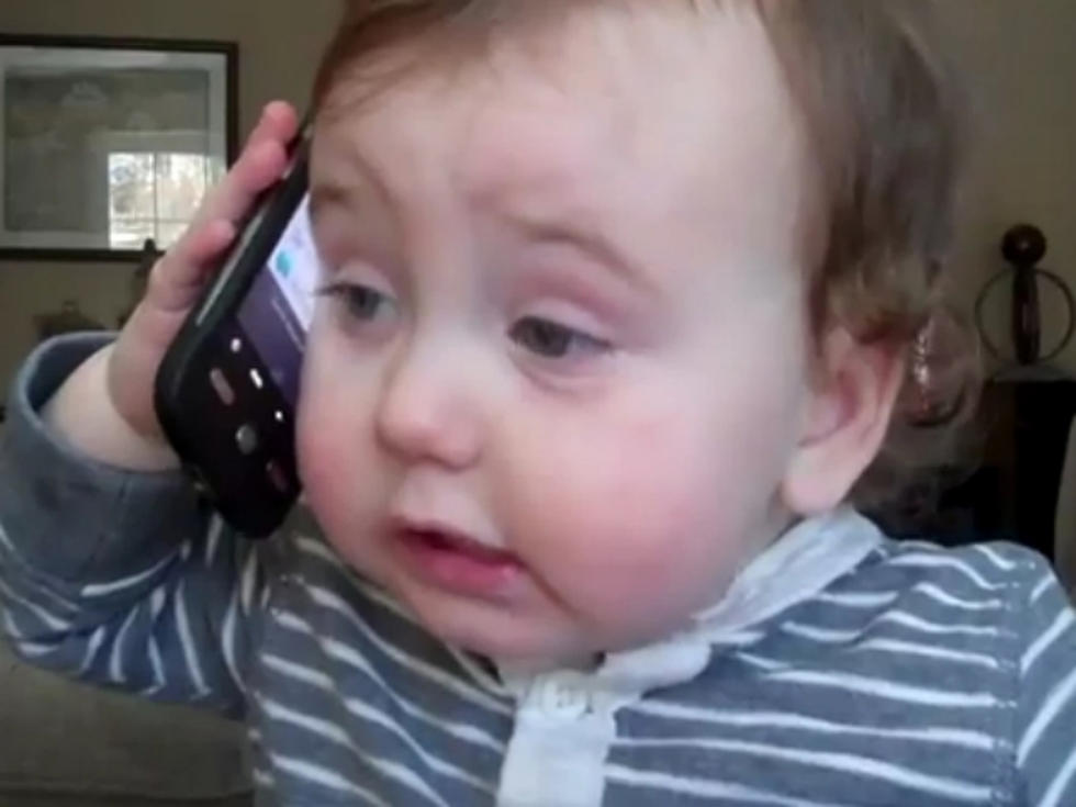 Baby Pretending to Be On the Phone Is Cutest Thing You’ll See All Day [VIDEO]