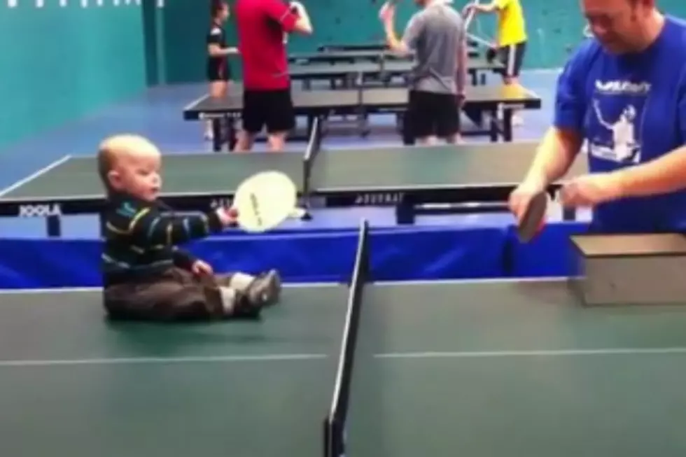 Awesome Baby Is a Ping Pong Champ [VIDEO]