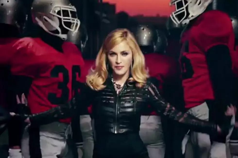 Madonna Hits the Football Field for ‘Give Me All Your Luvin’ Video