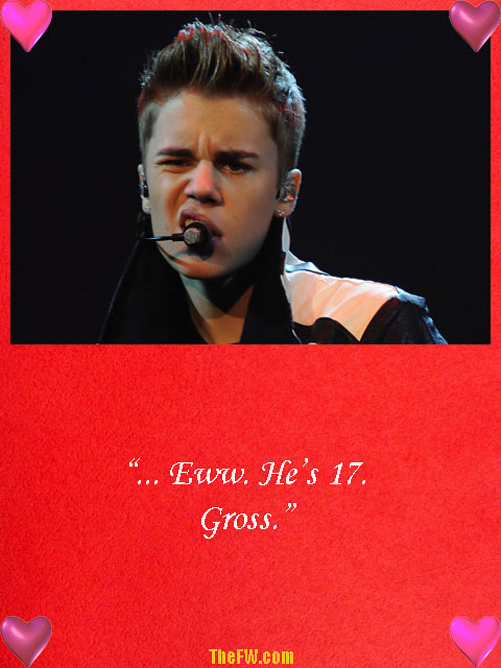 Justin Bieber Valentine&#8217;s Day Card [INSIDE]