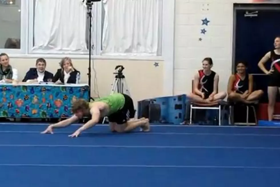Male Gymnast Has an Epic Floor Routine