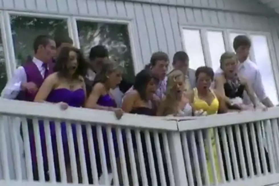 Deck Collapses While Students Pose During Prom Photo Shoot