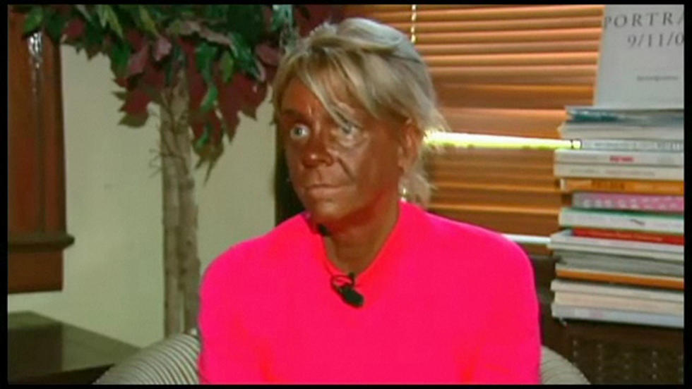 ‘Tanorexic’ Jersey Mom Patricia Krentcil Arrested for Letting 5-Year-Old Daughter Use Tanning Bed