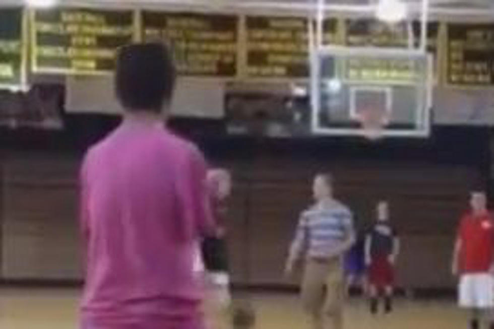 Teen With No Arms Sinks Half Court Basketball Shot