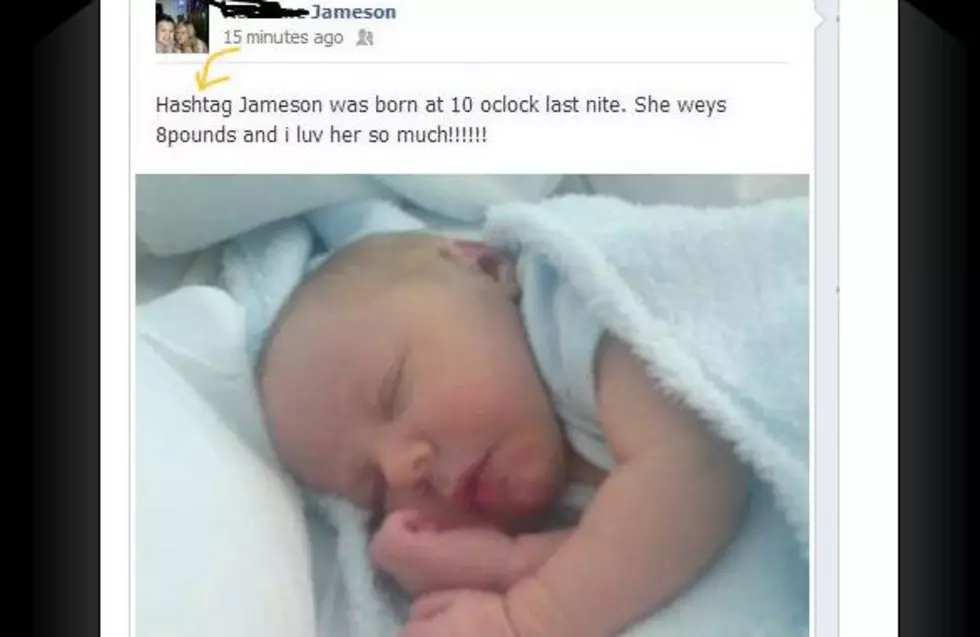 Somebody Actually Named Their Child ‘Hashtag’