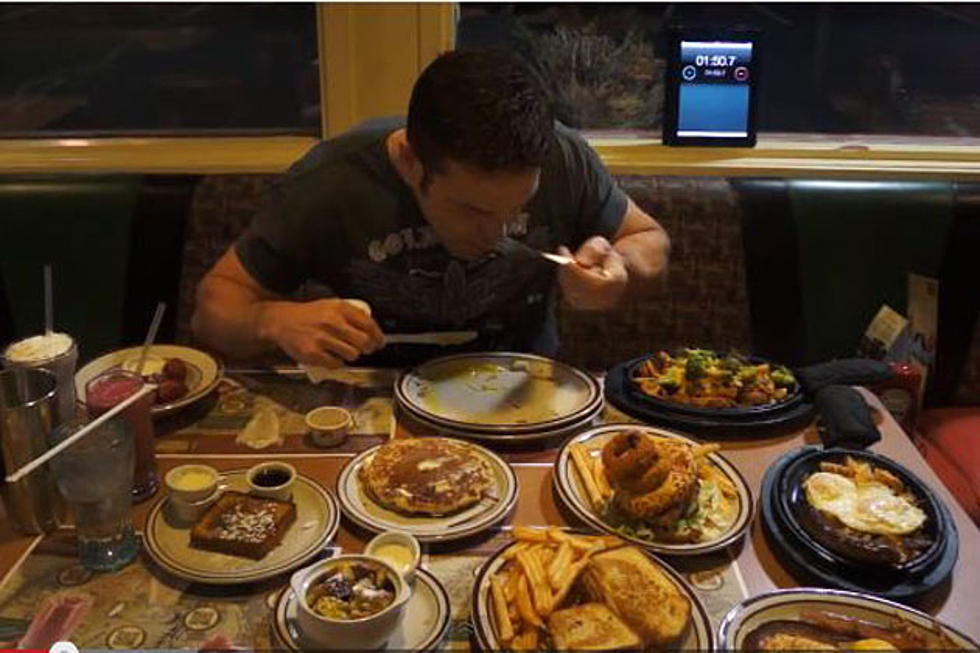 Competitive Eater Tackles Denny’s Hobbit Menu in 20 Minutes